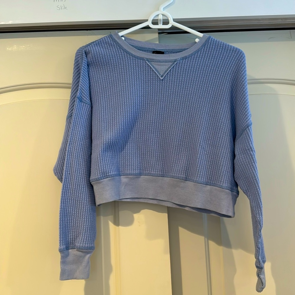 Art Class cropped thermal shirt